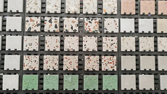 Terrazzo bianco di alta qualità Starstone per pavimenti e piani di lavoro di design d'interni