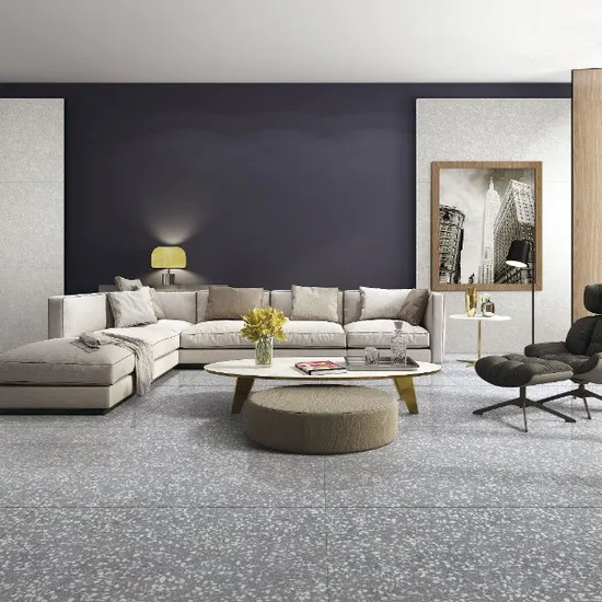 Gray Modern Simplicity Style Porcelain Slab Tile Terrazzo for Home Decoration 